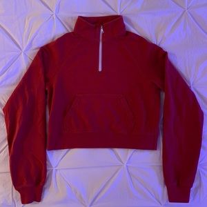 Cropped half zip up Brandy Melville Sweatshirt